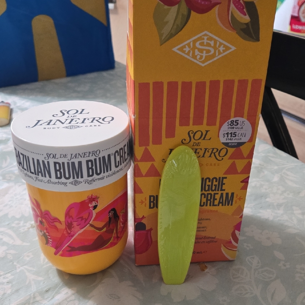 Sol de Janeiro Brazilian Bum Bum Cream - Biggie 16.9 Oz, w/Spatula, New In Box